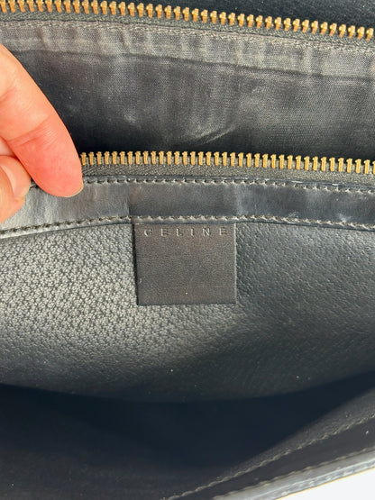 Vintage Celine Paris Leather monogram bag