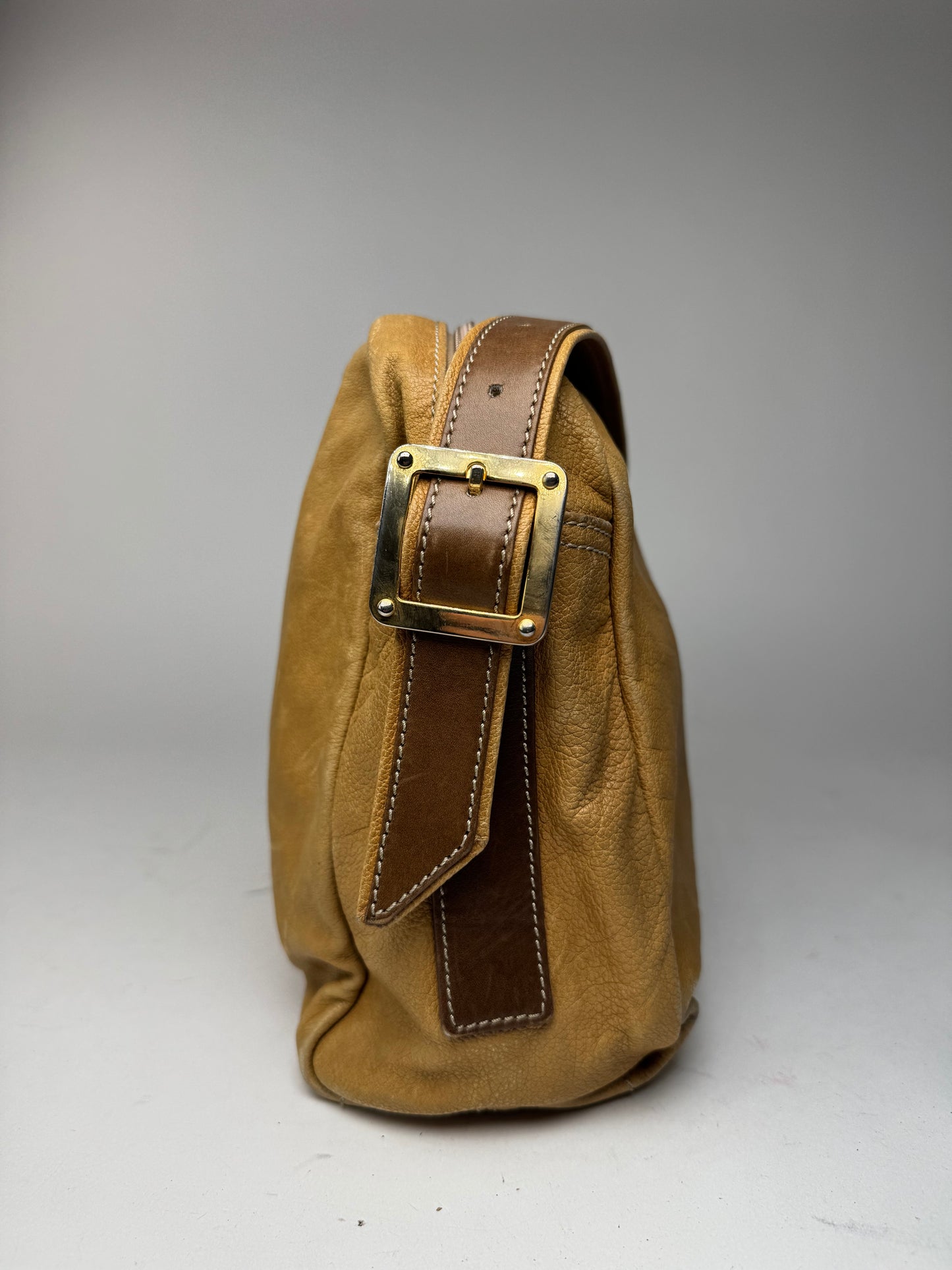 Sac vintage en cuir Loewe marron