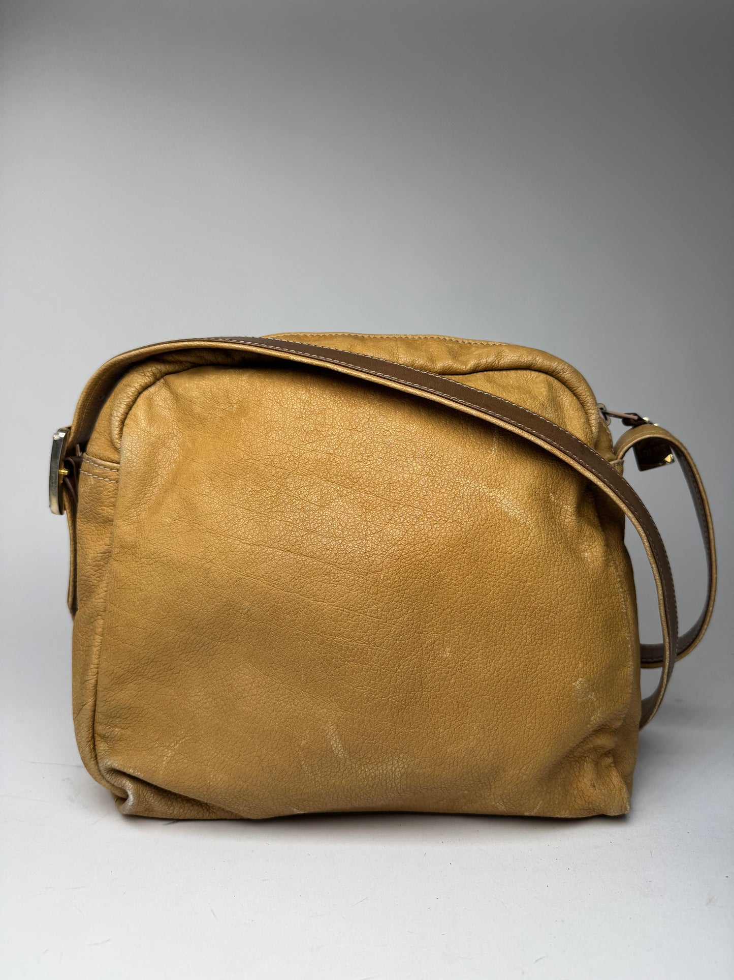 Sac vintage en cuir Loewe marron