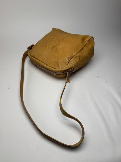 Sac vintage en cuir Loewe marron