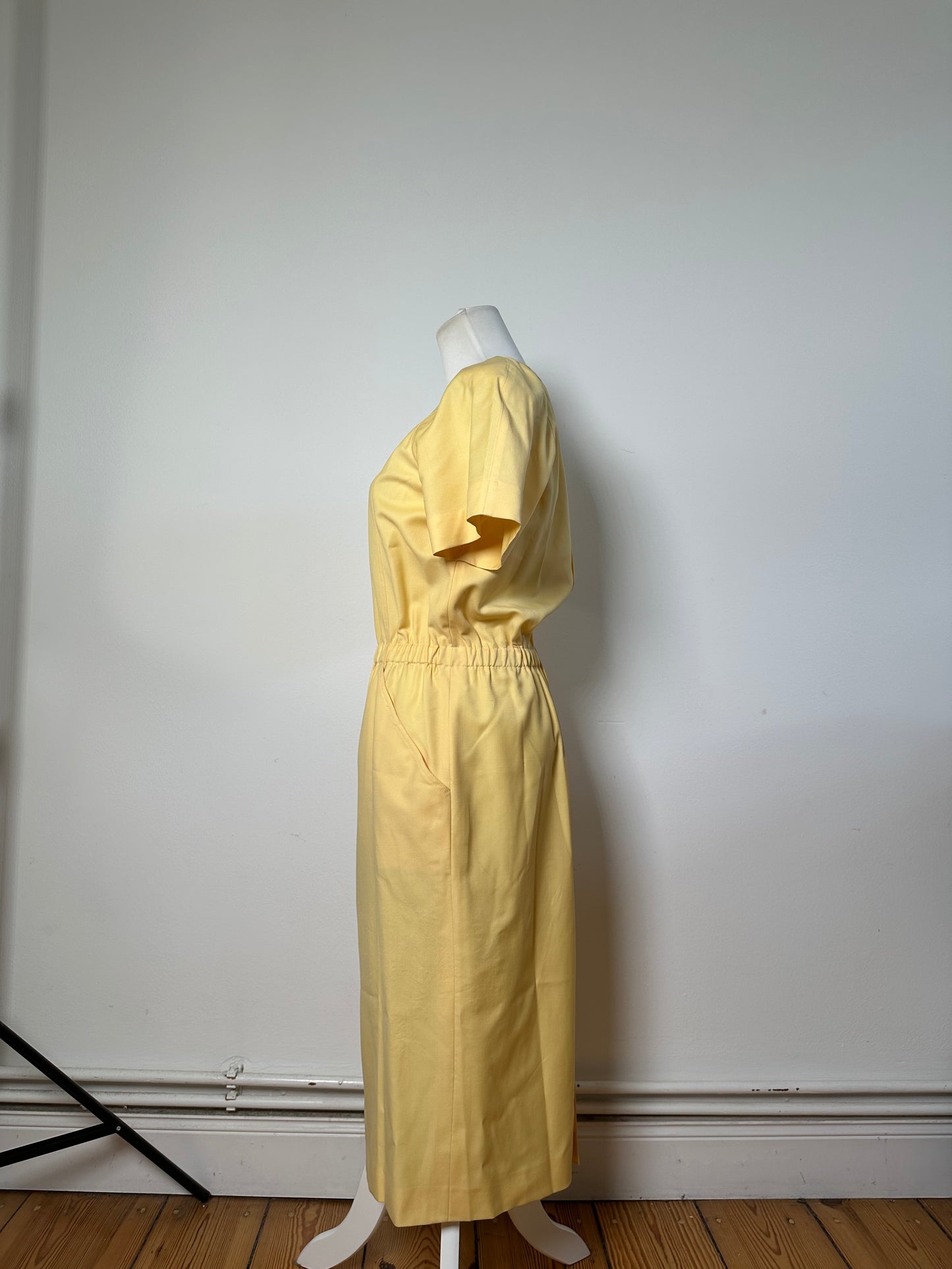 Vintage Fendi Lambswool Dress Light Yellow M