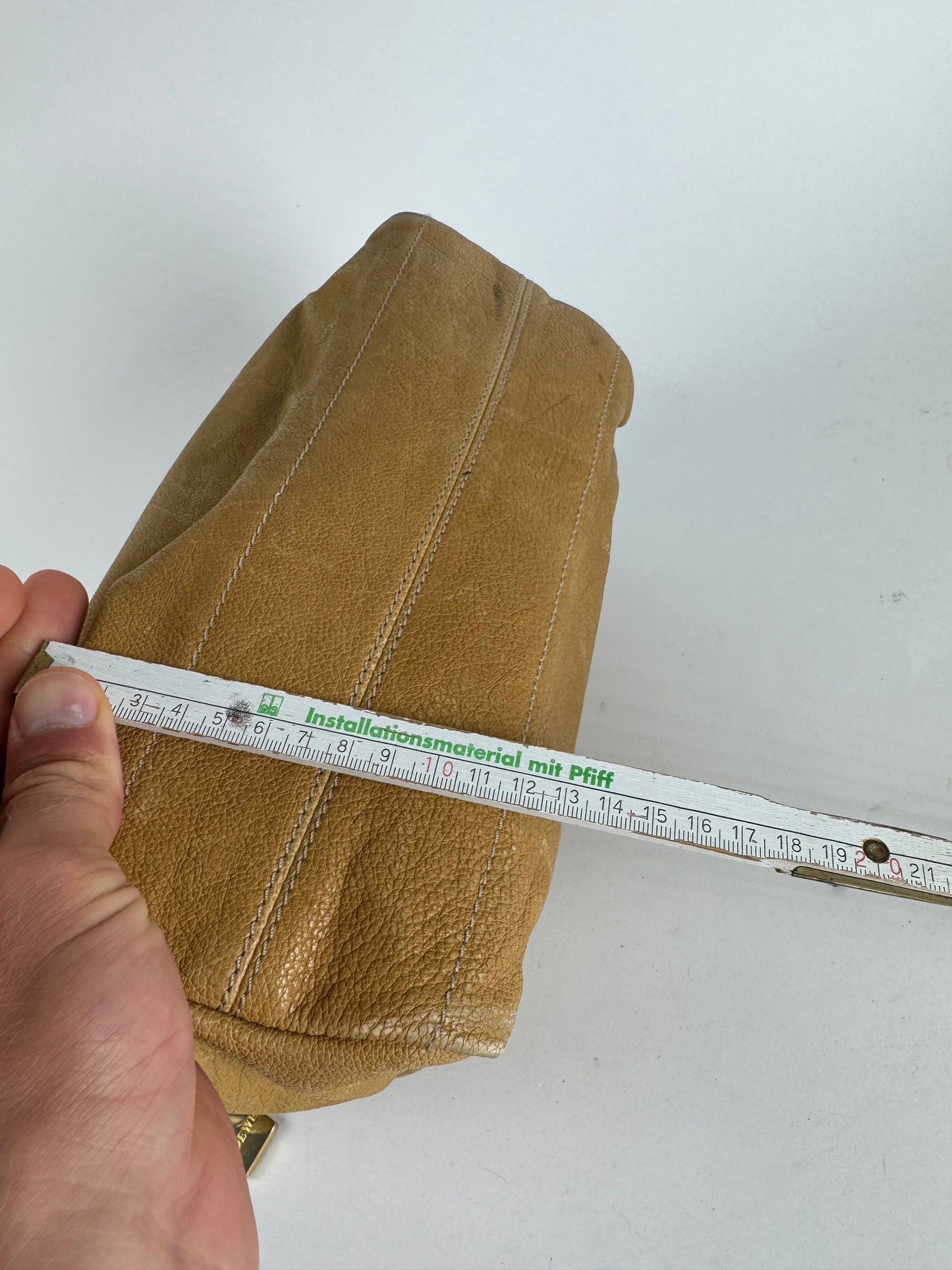 Sac vintage en cuir Loewe marron