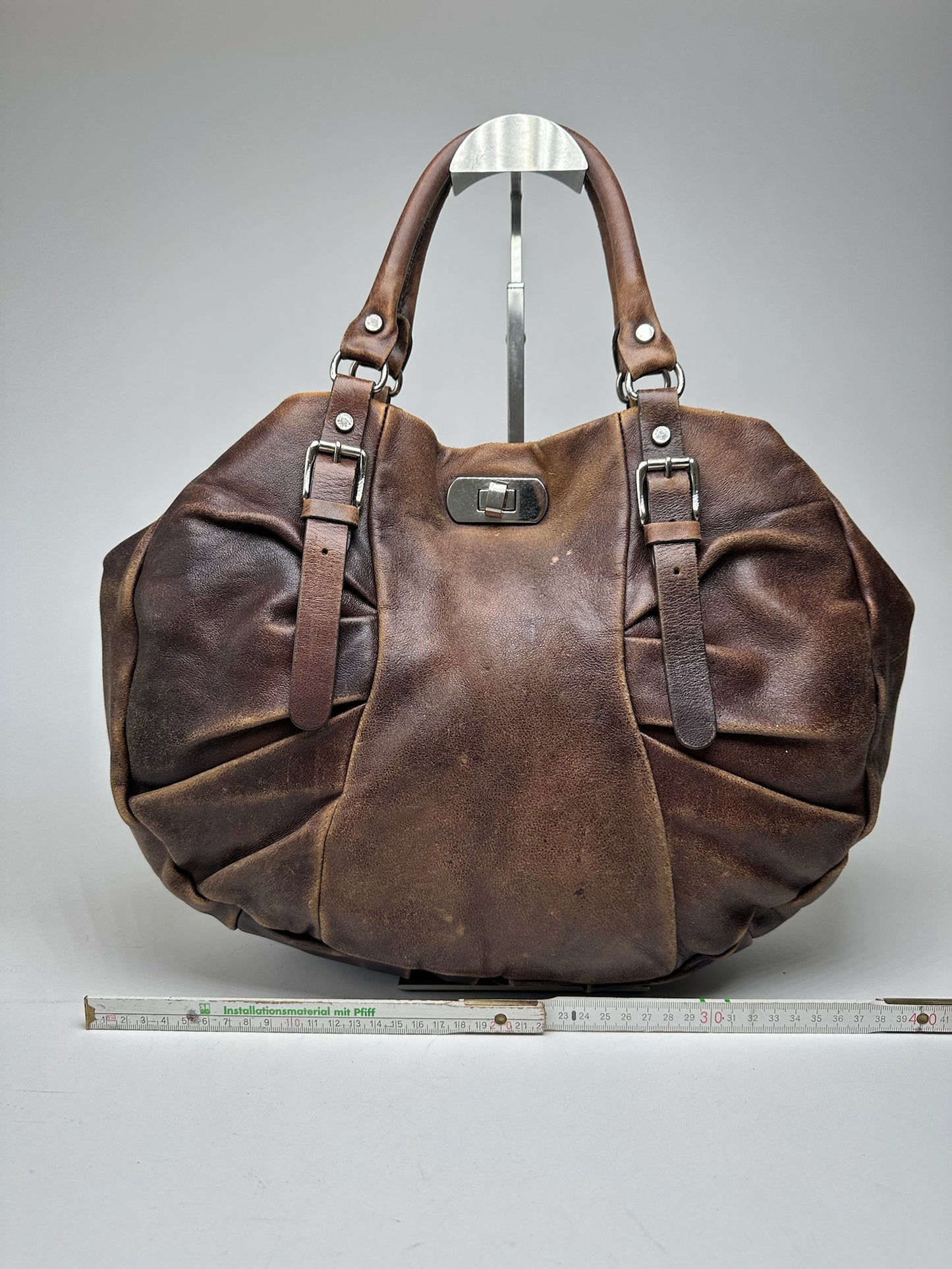 Vintage Marni Leather Shopper bag brown
