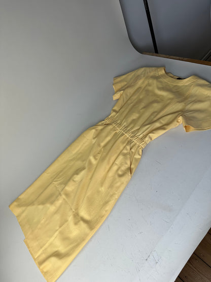Vintage Fendi Lambswool Dress Light Yellow M