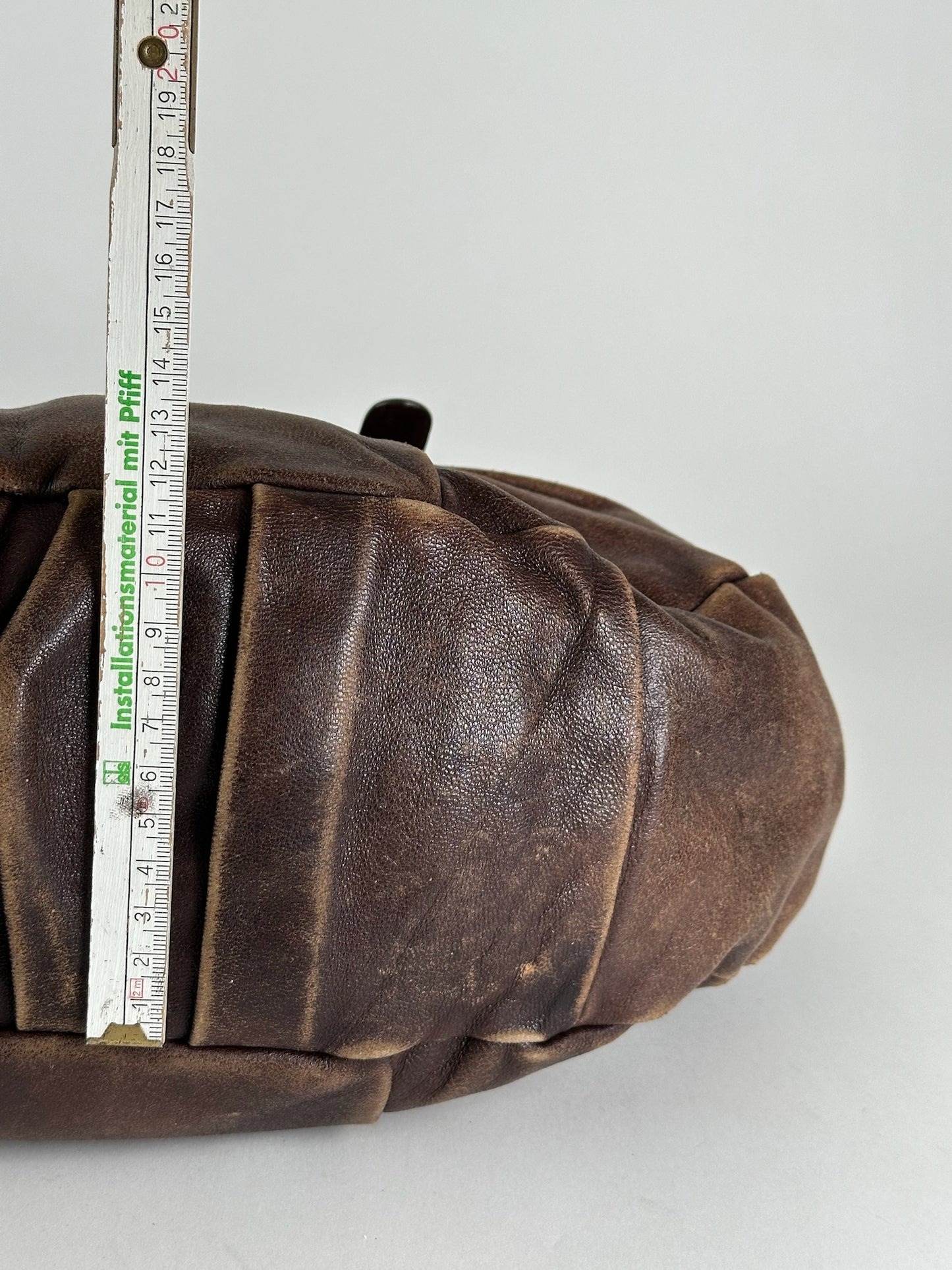 Vintage Marni Leather Shopper bag brown