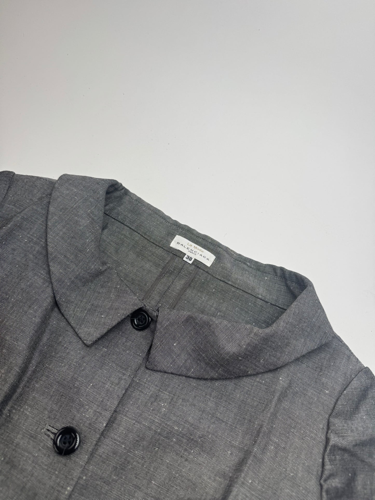 Vintage Balenciaga Short coat Grey M