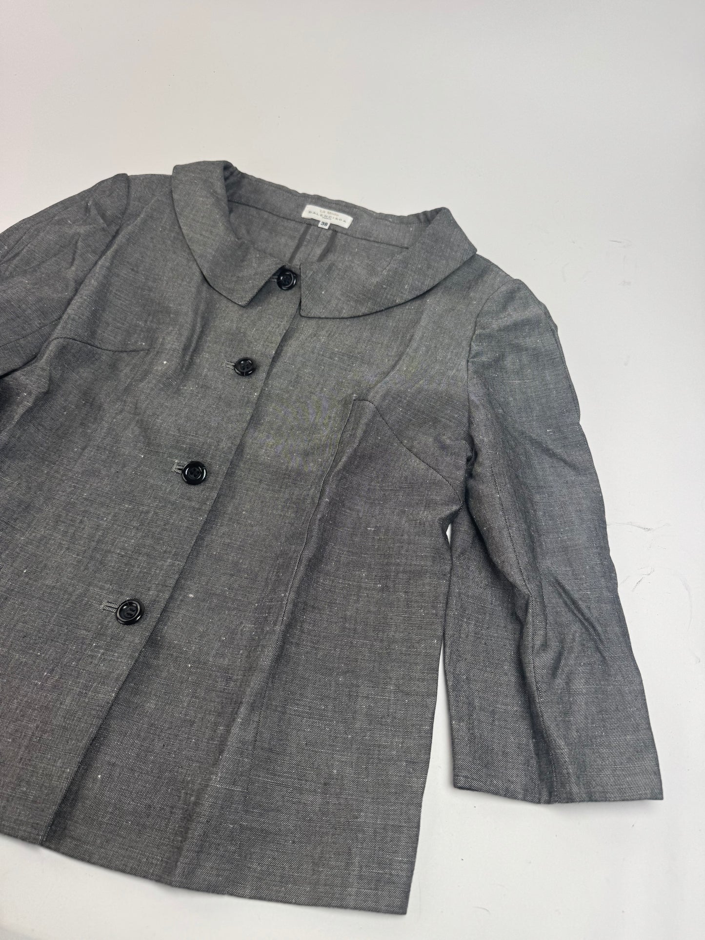 Vintage Balenciaga Short coat Grey M