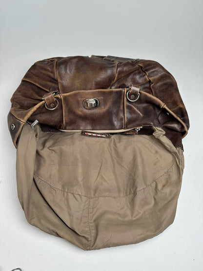 Vintage Marni Leather Shopper bag brown