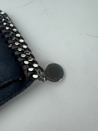 Vintage Stella Mc Cartney Vegan Suede Card Holder Navy