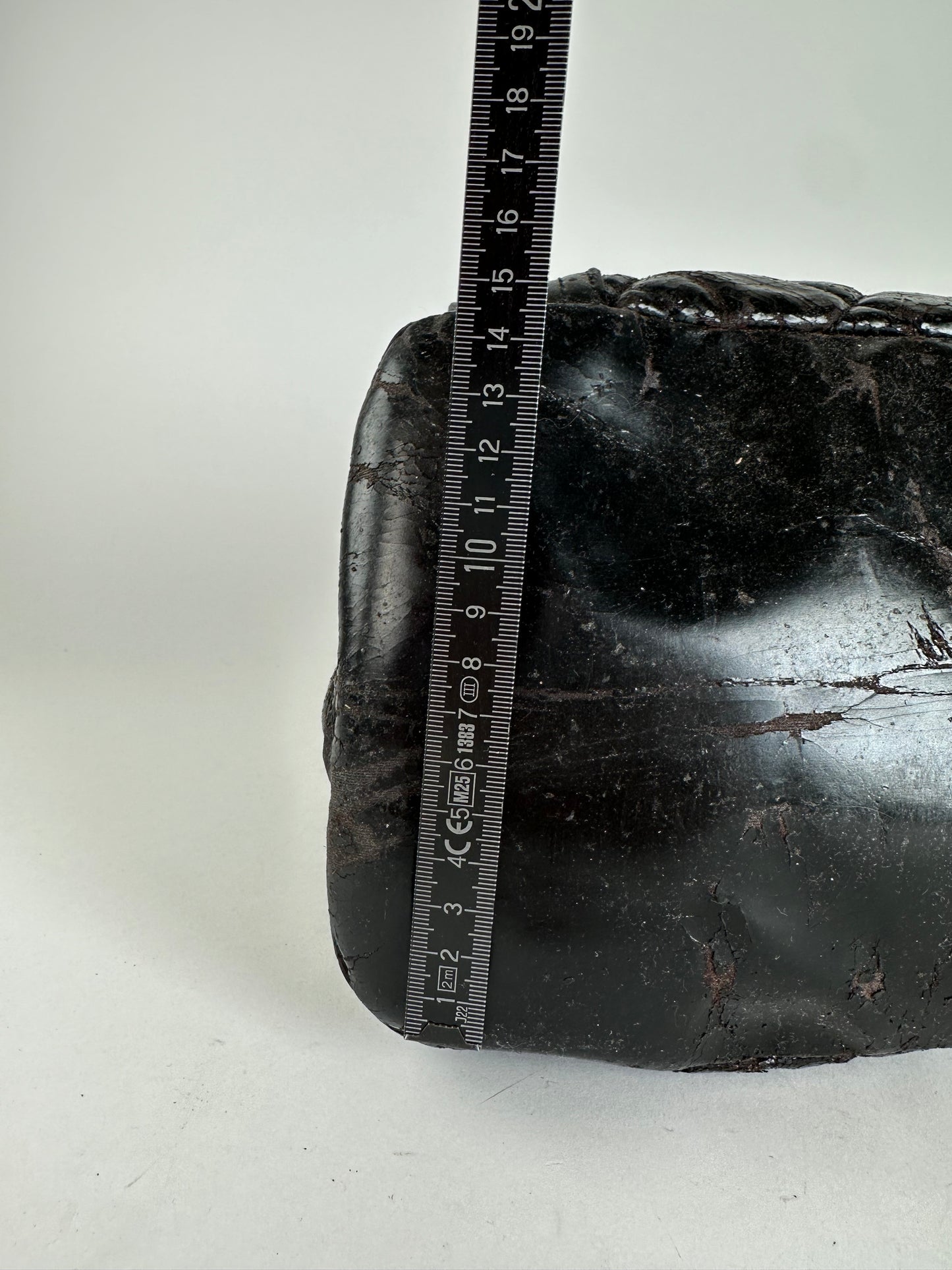 Vintage Chanel Patent Leather Bowling Bag Black