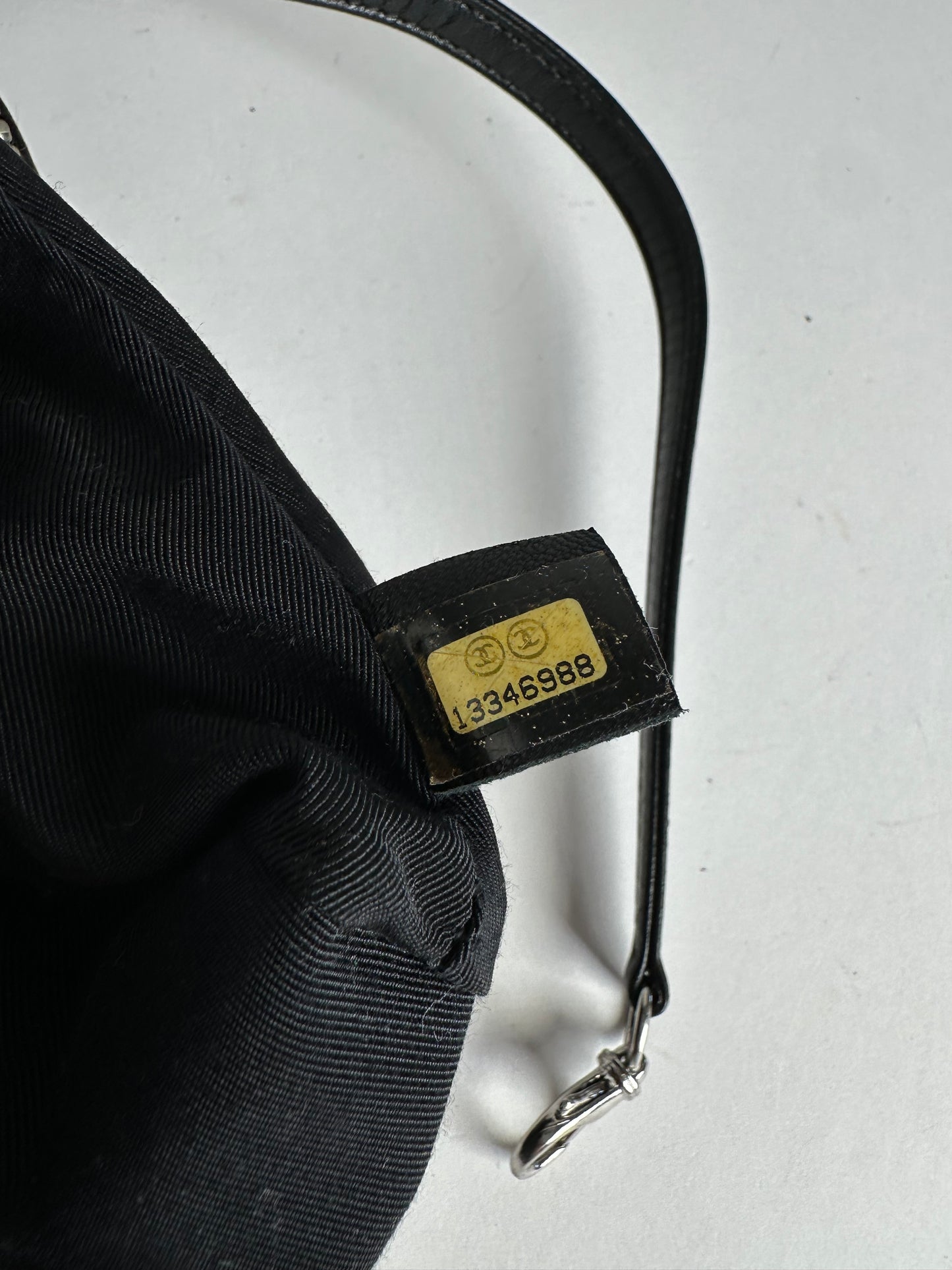 Vintage Chanel Patent Leather Bowling Bag Black