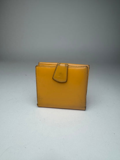 Vintage Loewe Madrid Patent Leather wallet yellow