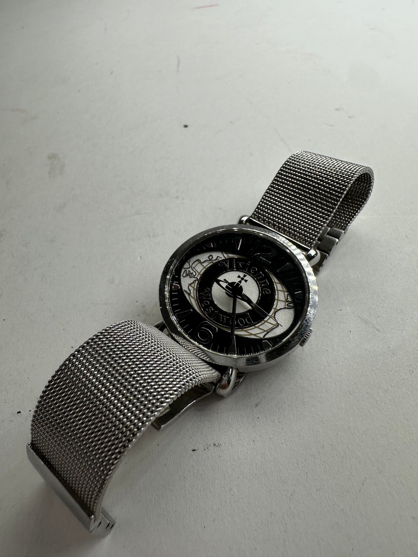 Vintage Vivienne Westwood Steel Quartz Watch Silver