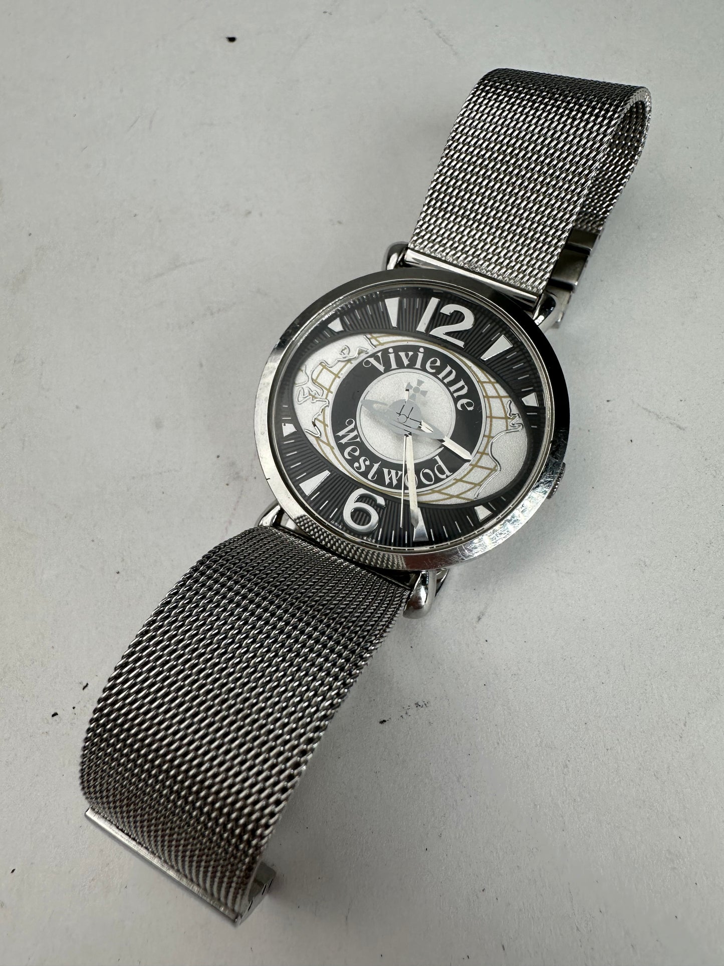 Vintage Vivienne Westwood Steel Quartz Watch Silver