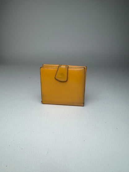 Vintage Loewe Madrid Patent Leather wallet yellow