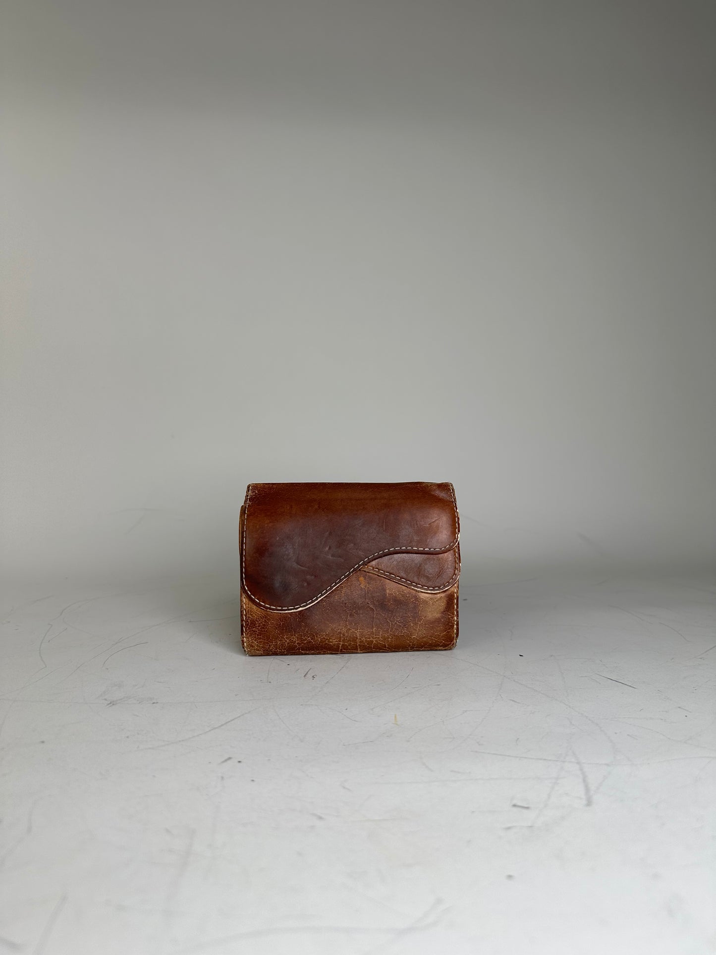 Vintage Vivienne Westwood Leather Wallet Brown