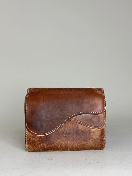 Vintage Vivienne Westwood Leather Wallet Brown