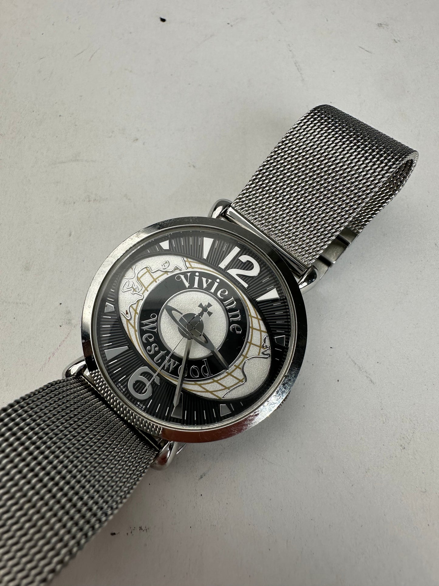 Vintage Vivienne Westwood Steel Quartz Watch Silver