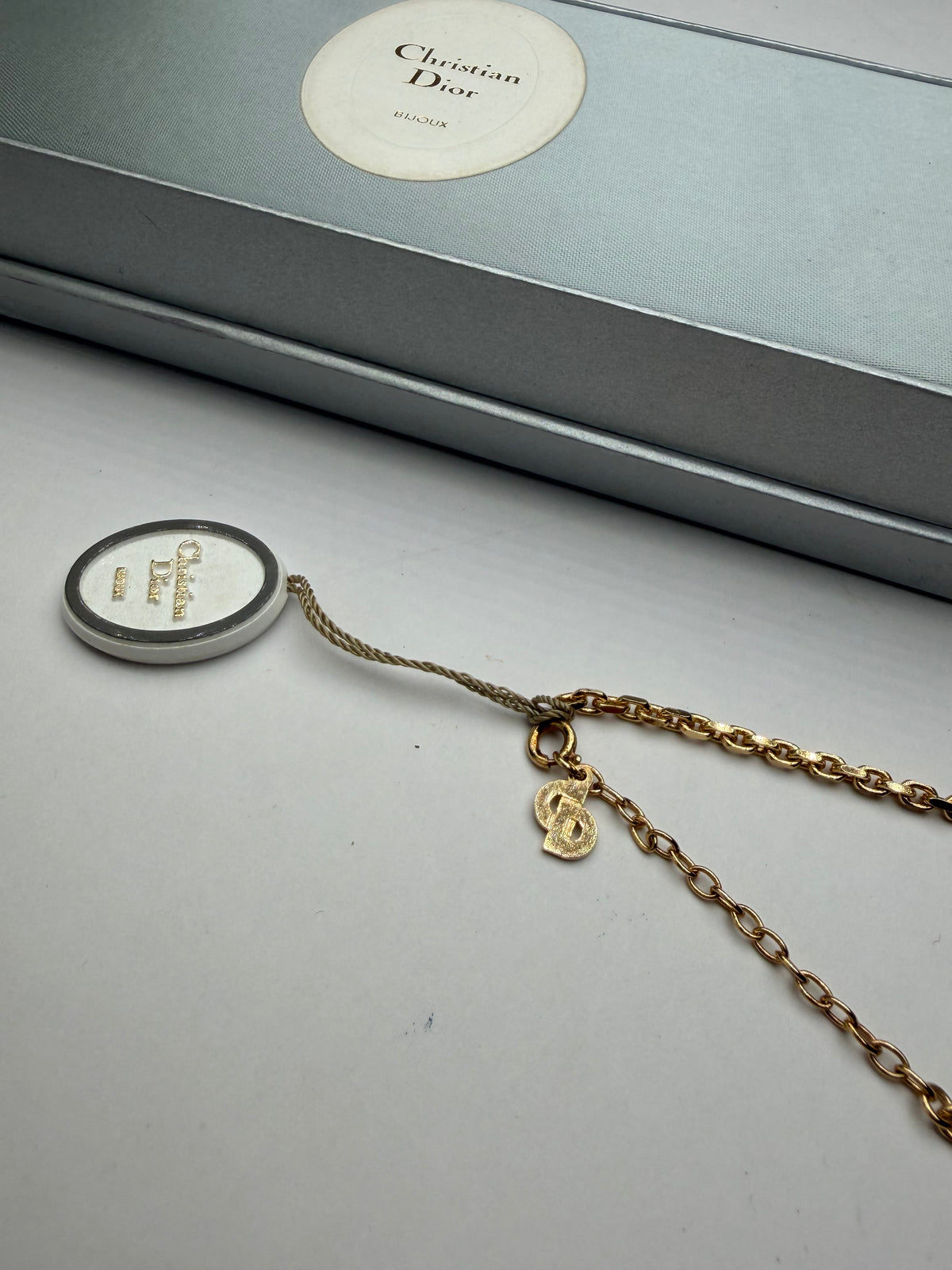 Vintage Dior Chain Necklace c. Late 1980s Gold