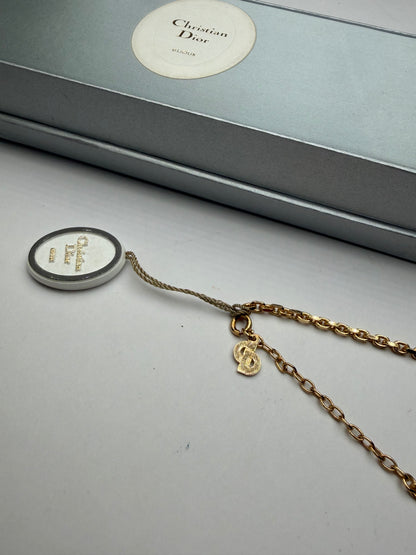 Vintage Dior Chain Necklace c. Late 1980s Gold