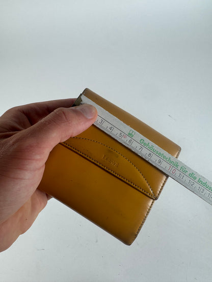 Vintage Loewe Madrid Patent Leather wallet yellow