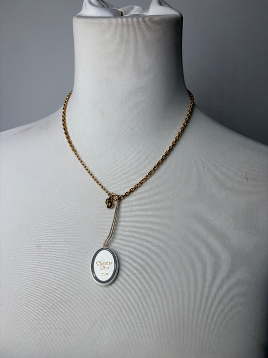 Vintage Dior Chain Necklace c. Late 1980s Gold