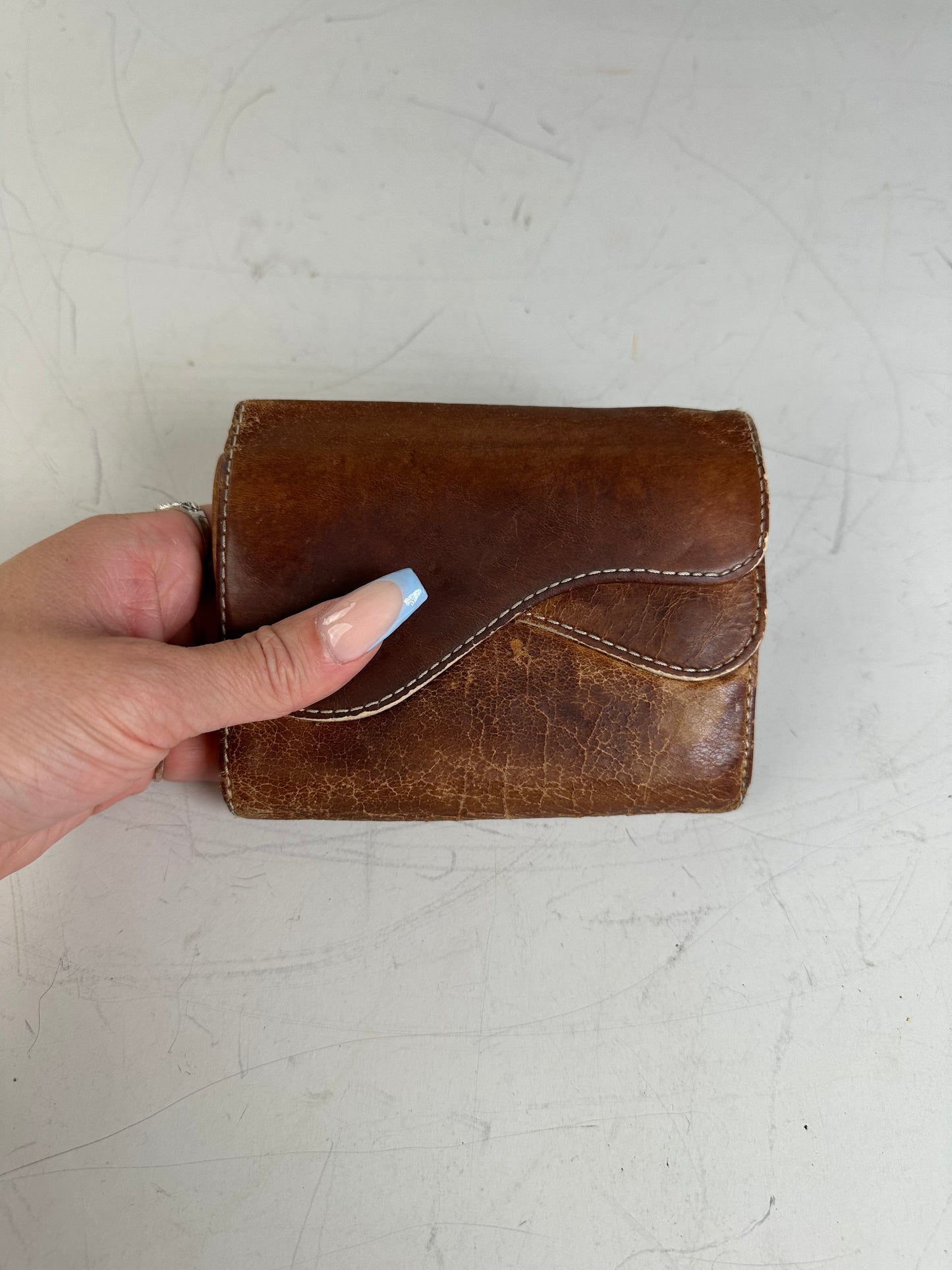 Vintage Vivienne Westwood Leather Wallet Brown