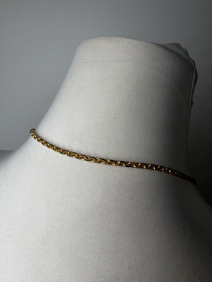 Vintage Dior Chain Necklace c. Late 1980s Gold