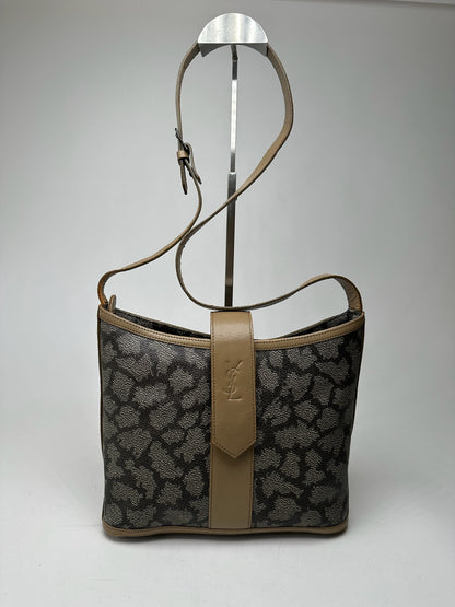 Vintage Yves Saint Laurent leather shoulder bag