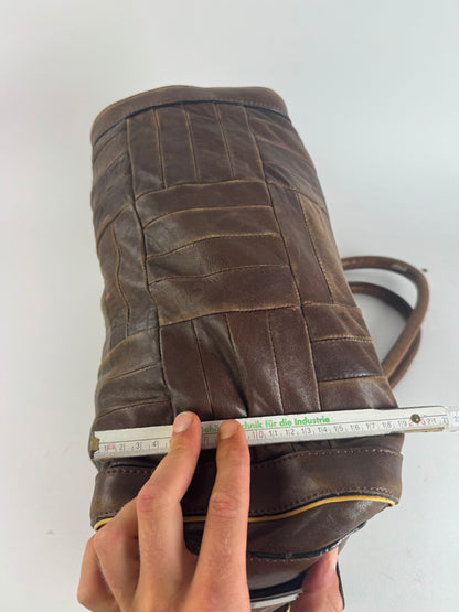 Sac cabas vintage en cuir Chloé marron