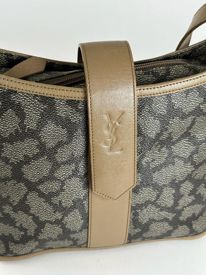 Vintage Yves Saint Laurent leather shoulder bag