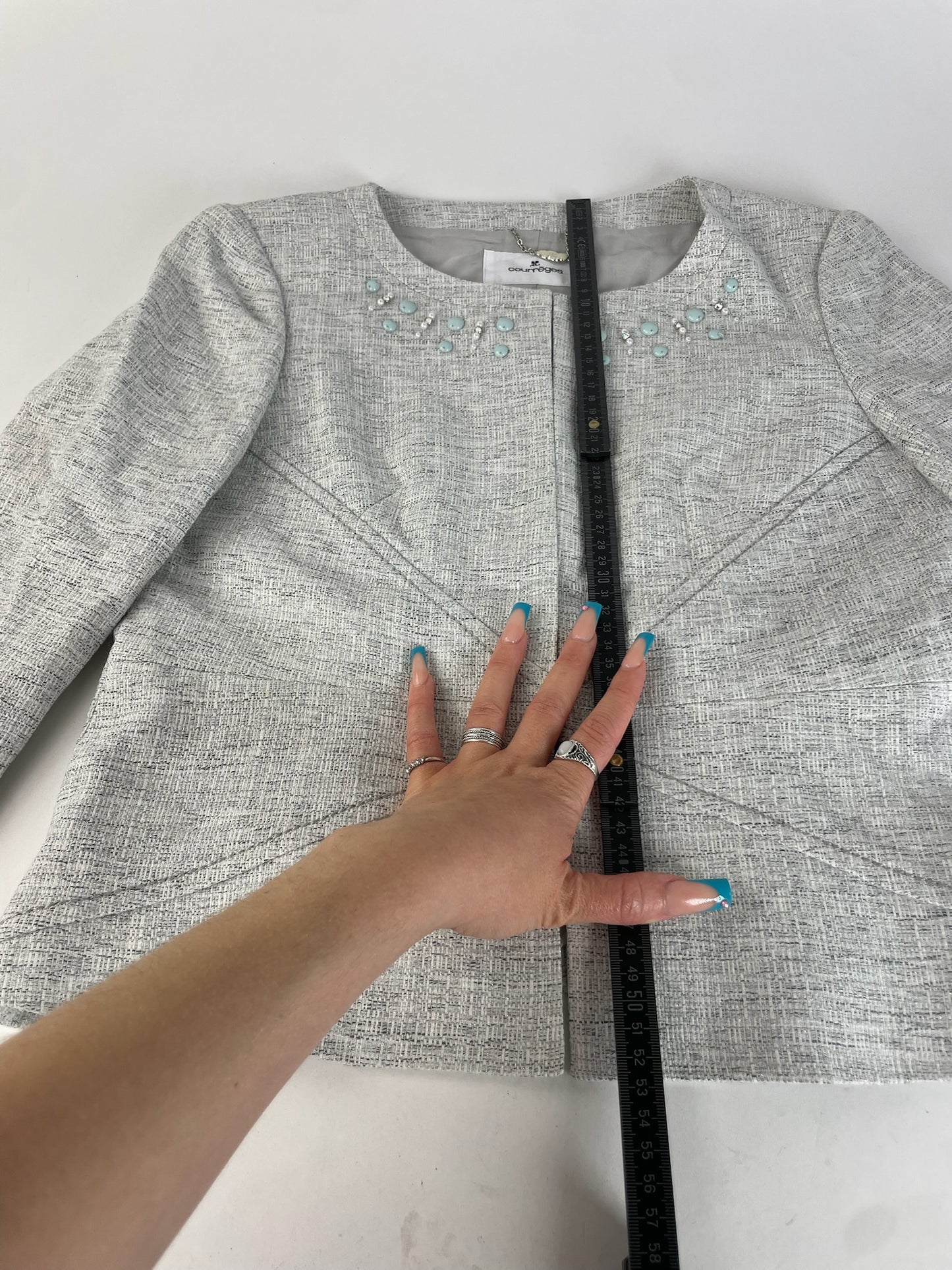 Vintage Courreges Tweed Jacket Light