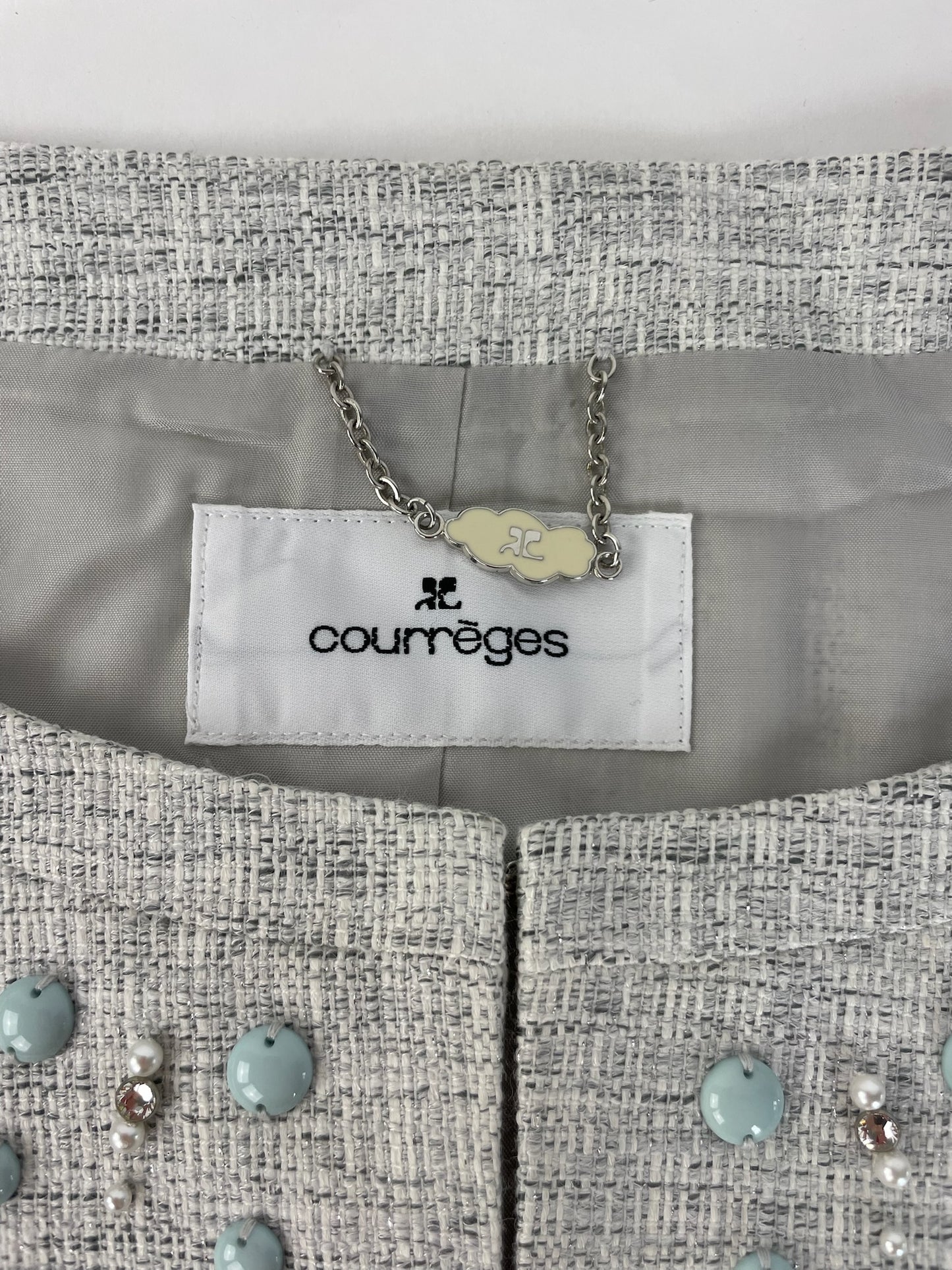 Vintage Courreges Tweed Jacket Light