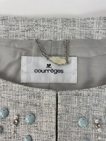 Vintage Courreges Tweed Jacket Light