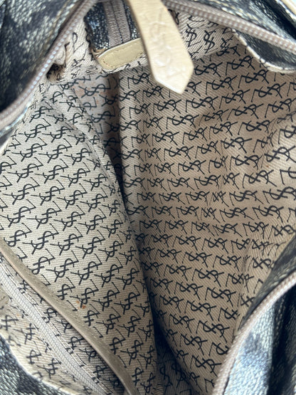 Vintage Yves Saint Laurent leather shoulder bag