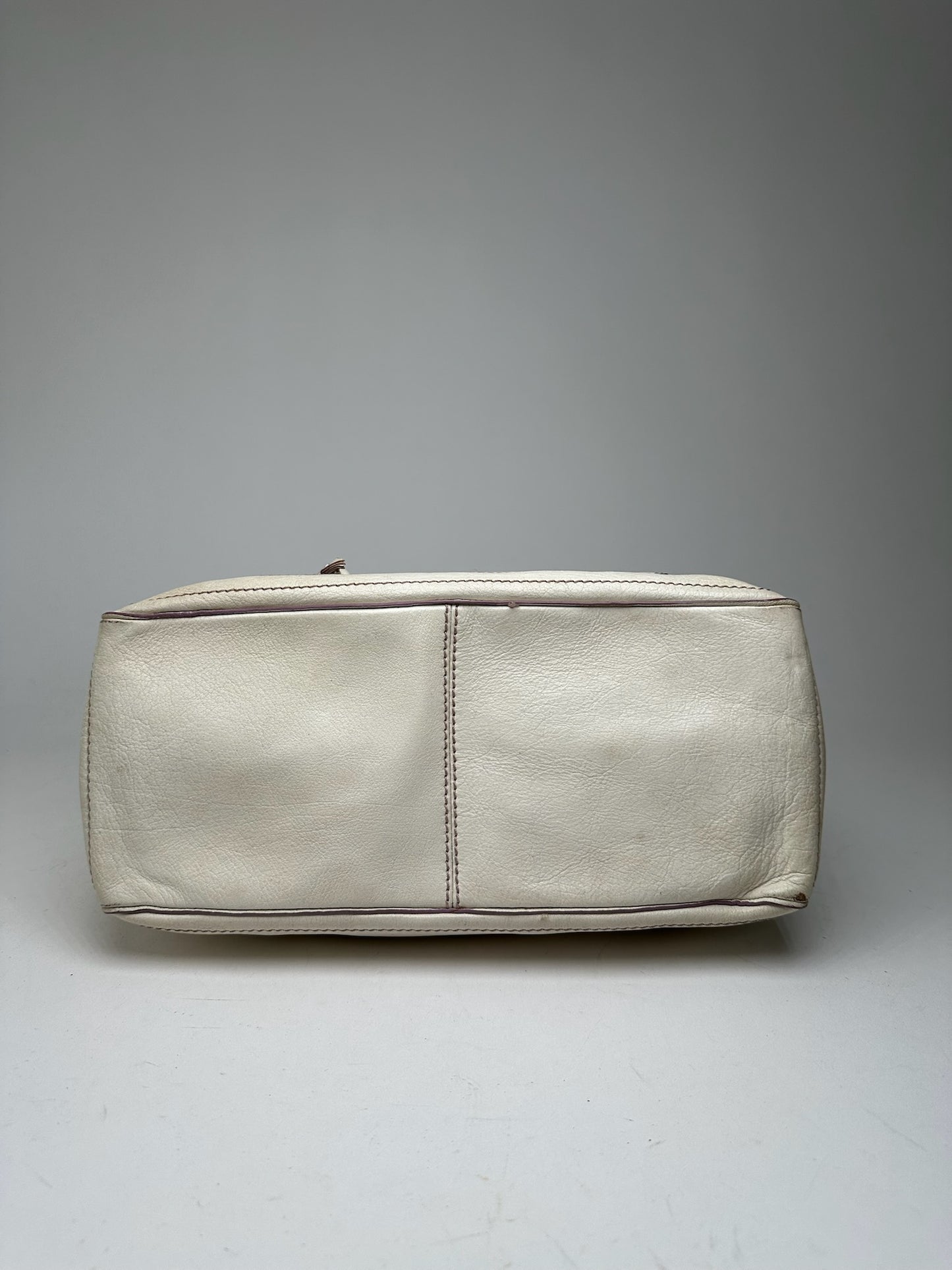 Vintage Celine Paris Leather bag white