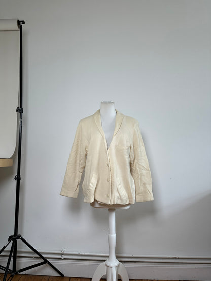 Vintage Chloe Silk Jacket Cream M