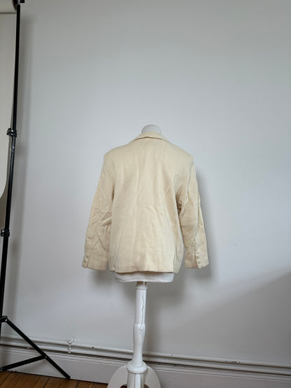 Vintage Chloe Silk Jacket Cream M