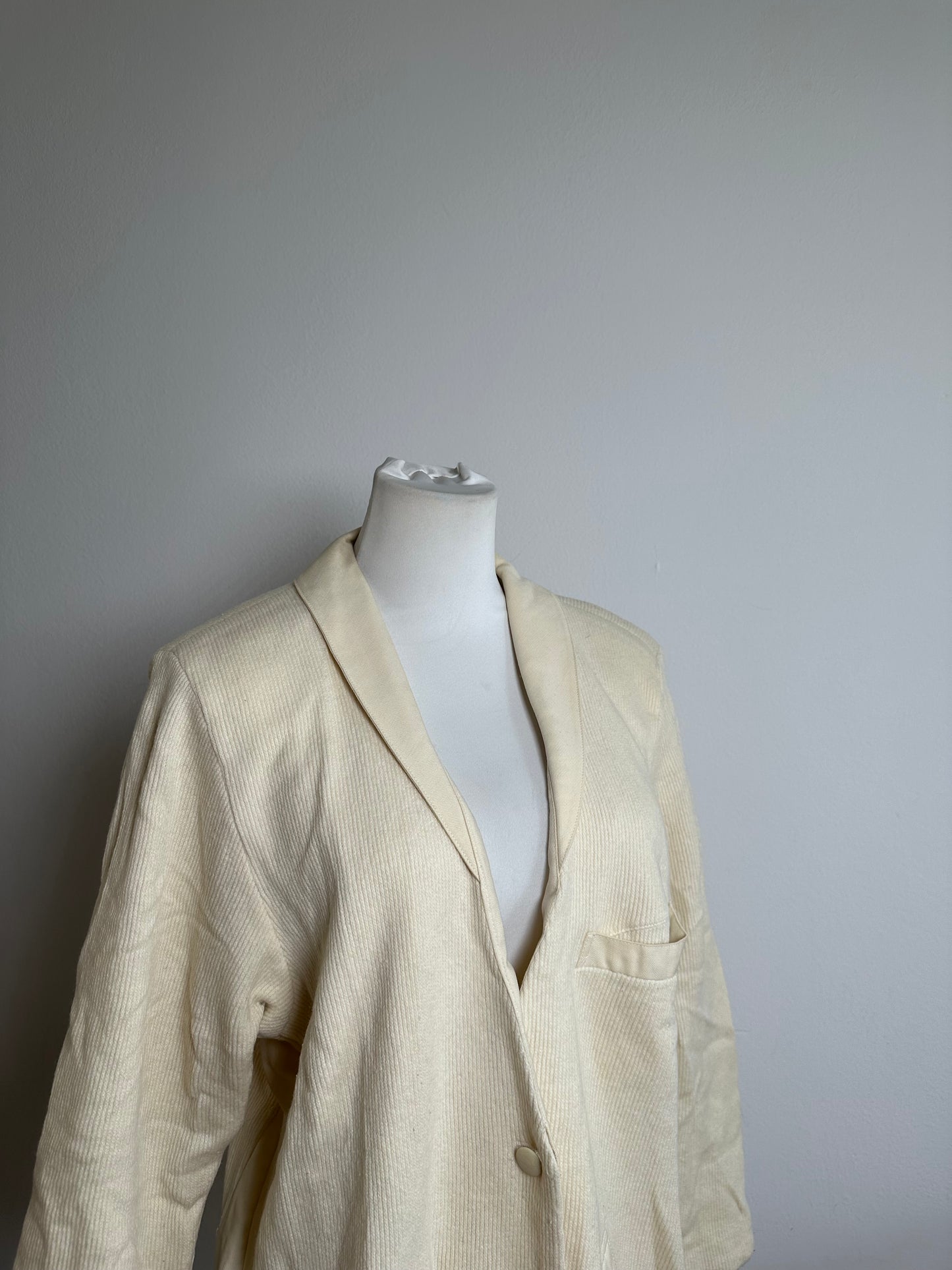 Vintage Chloe Silk Jacket Cream M