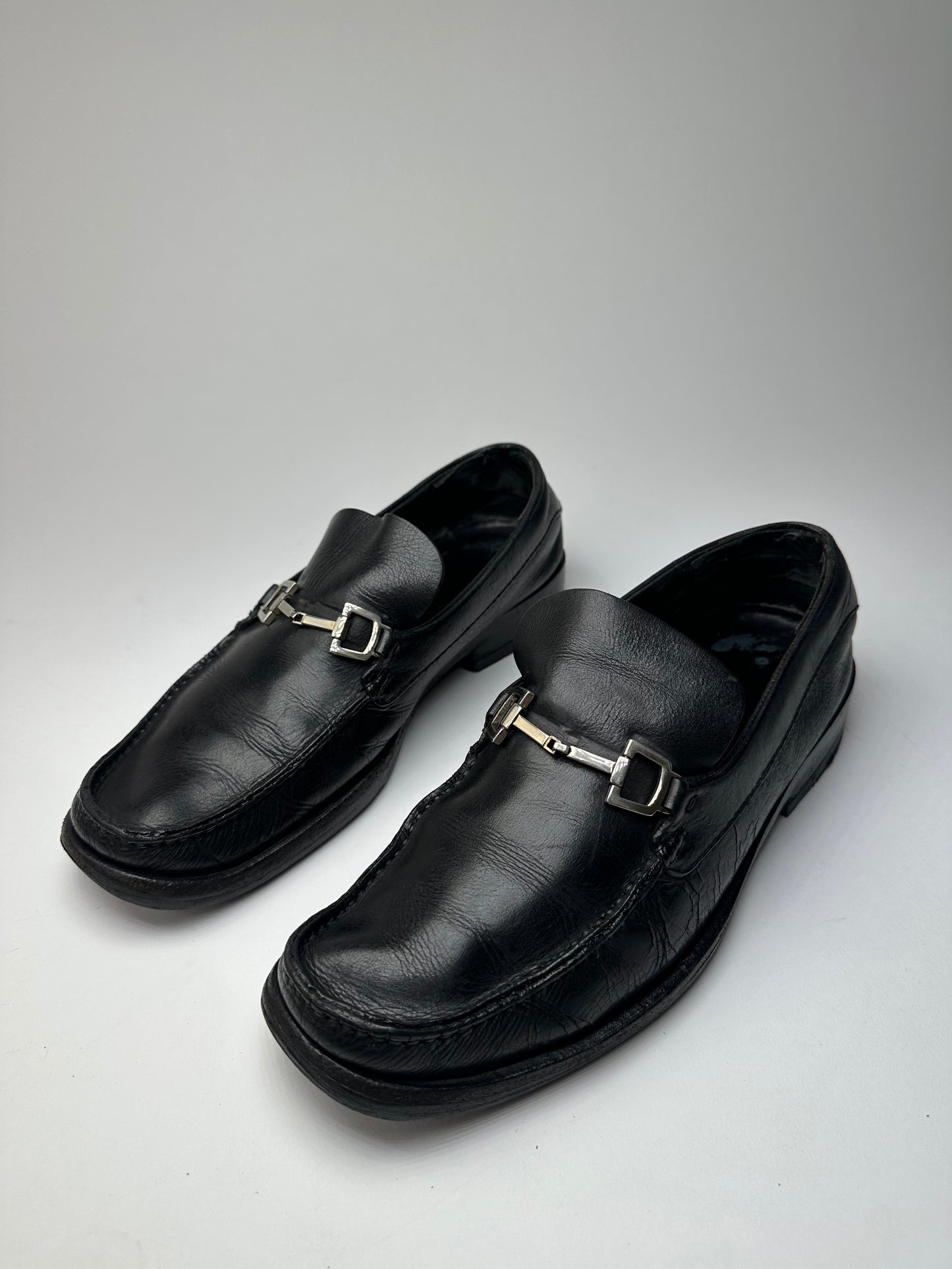 Vintage Gucci Leather Loafer Black EU40