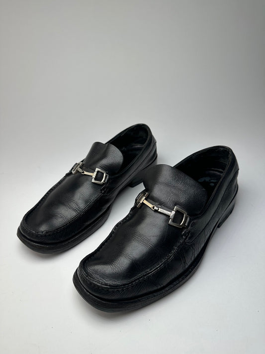 Vintage Gucci Leather Loafer Black EU40