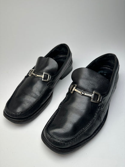 Vintage Gucci Leather Loafer Black EU40