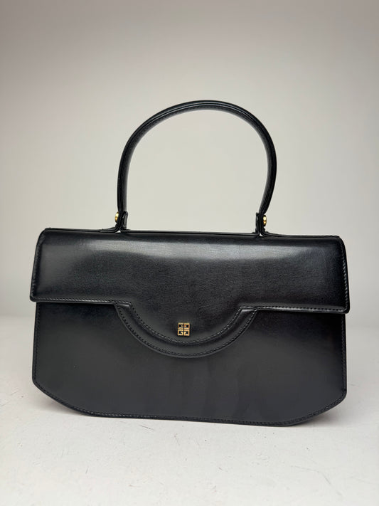 Vintage Givenchy Leather Handbag Black