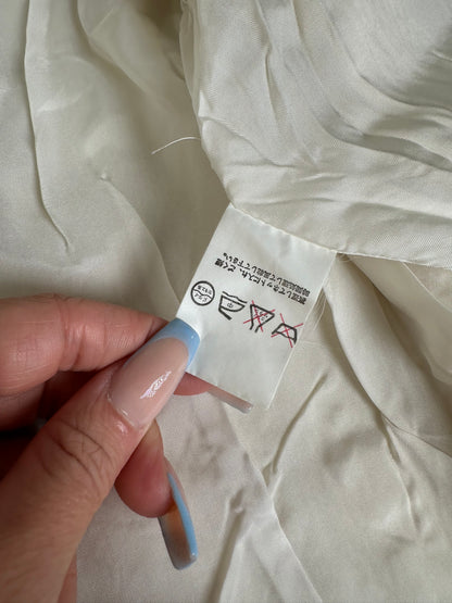 Vintage Chloe Silk Jacket Cream M