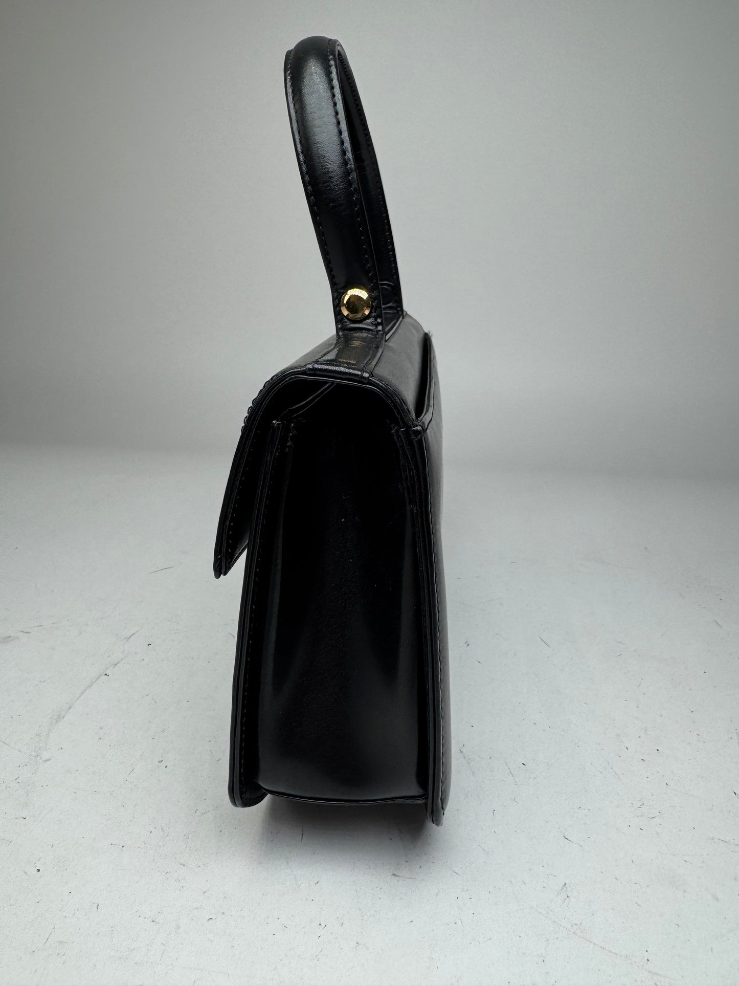 Vintage Givenchy Leather Handbag Black