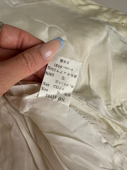 Vintage Chloe Silk Jacket Cream M