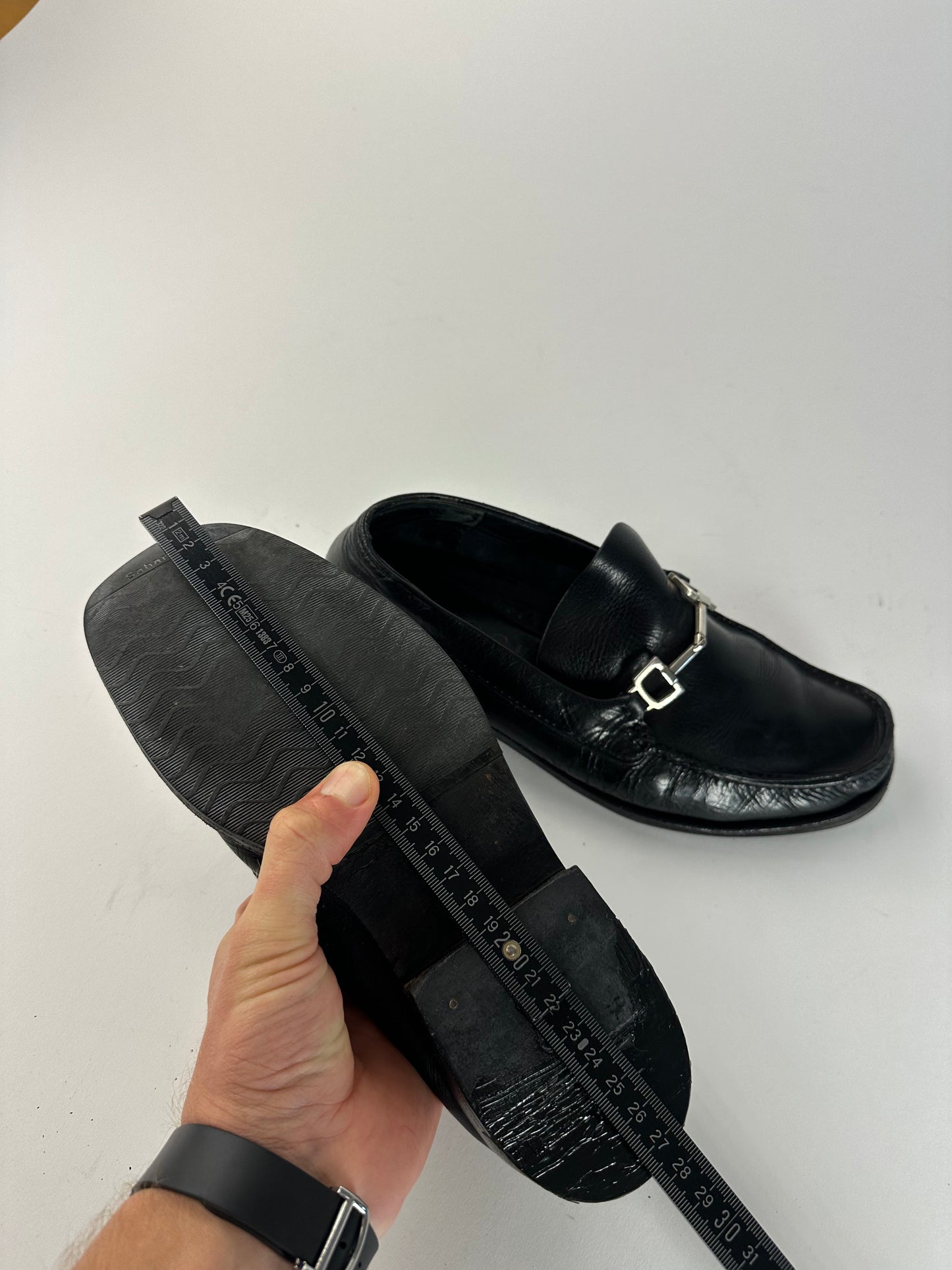 Vintage Gucci Leather Loafer Black EU40