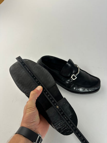 Vintage Gucci Leather Loafer Black EU40