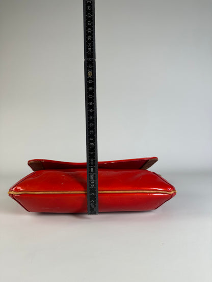 Vintage Louis Vuitton Monogram Vernis Crossbody Bag Red Patent