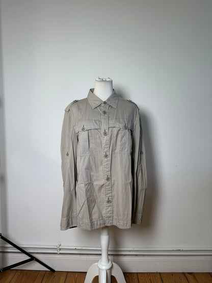 Vintage Burberry Cotton Blend Jacket Beige L